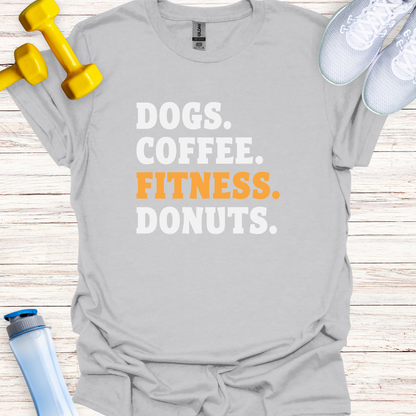 Dogs Coffee Fitness Donuts