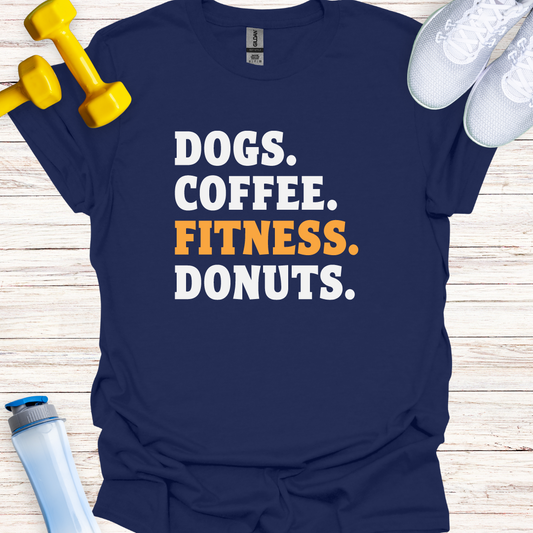 Dogs Coffee Fitness Donuts